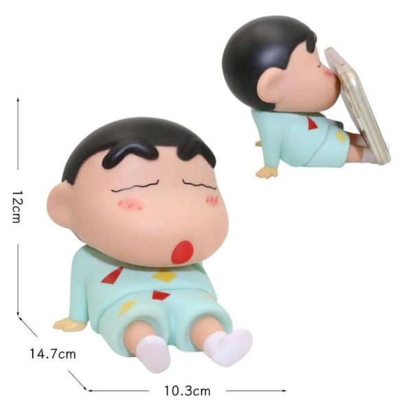 Cartoon Action Figure Phone Holder – PVC Desk Decor keychain alternate view